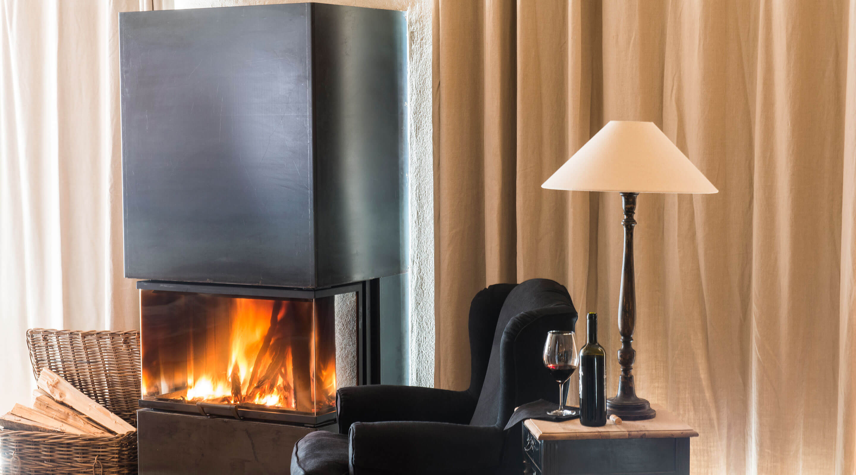 Fire, heat, relaxation.