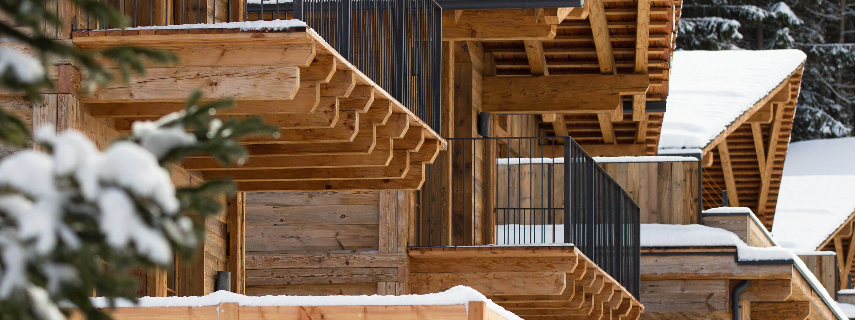 chalet over two floors 